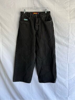 Empyre Black Wide-Leg Flare Jeans